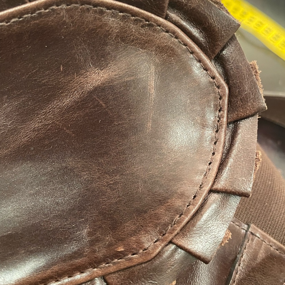 Cache’ Brown Leather Wrap Obi Style Belt - Picture 7 of 8